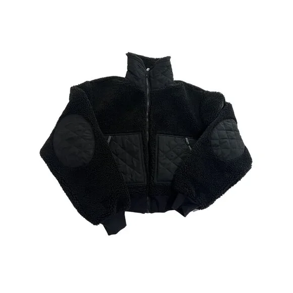 ALO YOGA アロ ヨガ エッジ フリース ボンバージャケット Alo Yoga Edge fleece bomber jacket Alo Yoga